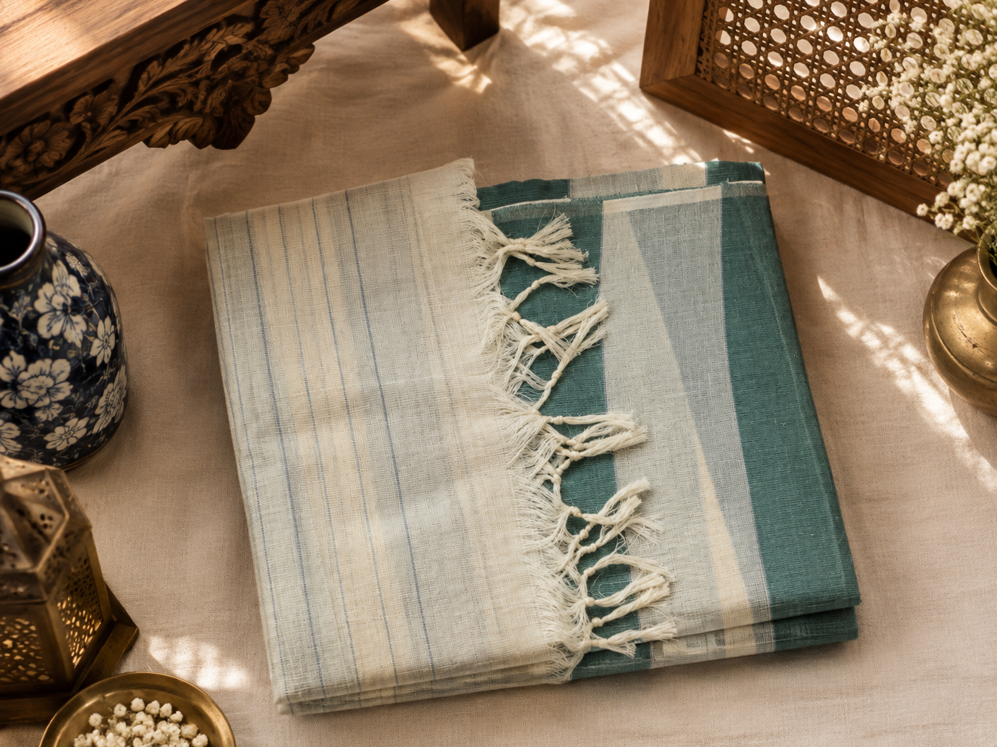 Jute Cotton Saree (JCS-001)