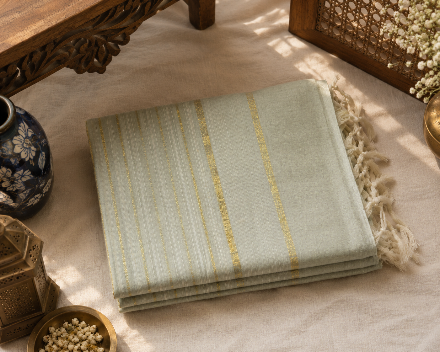 Jute Cotton Saree (JCS-001)