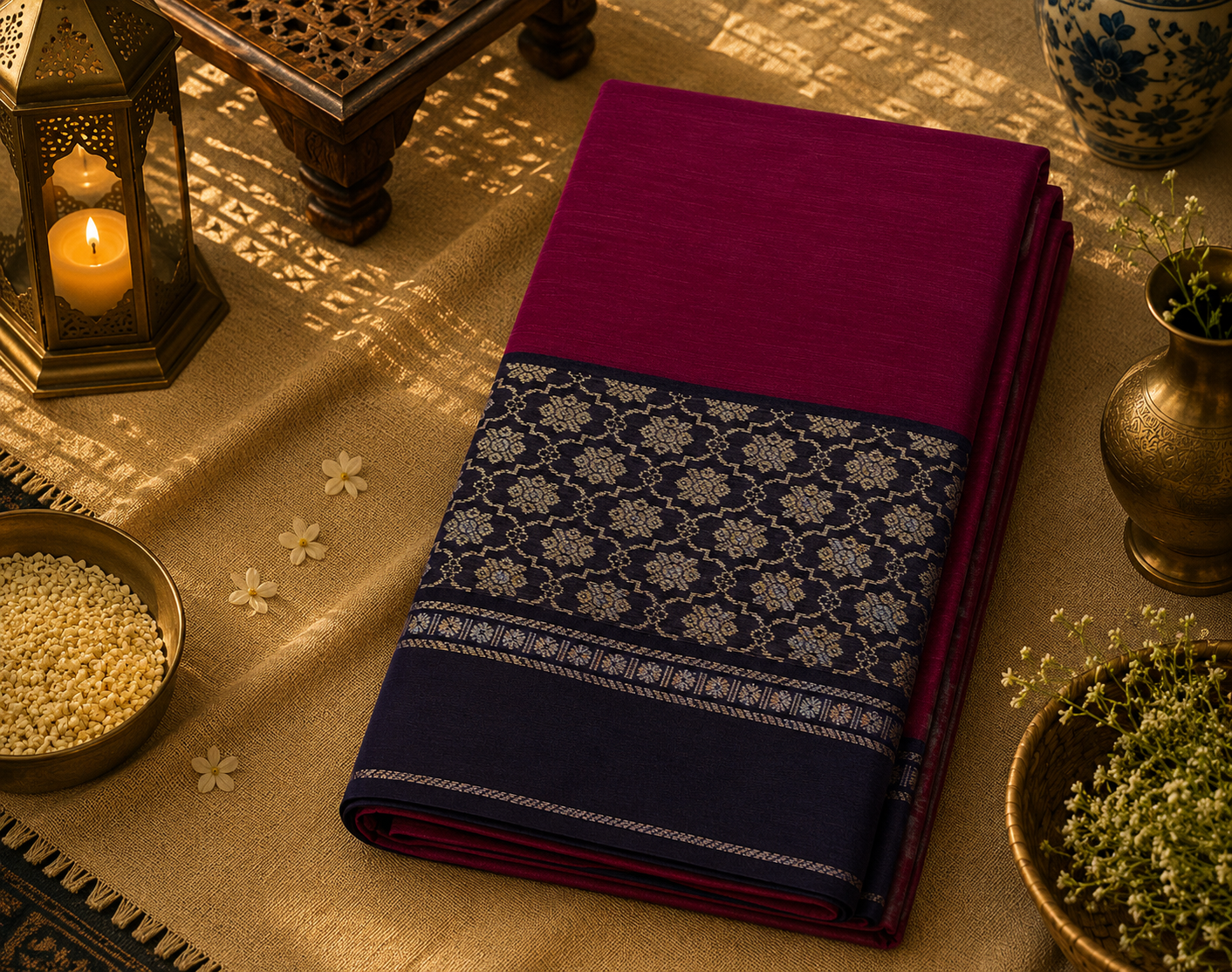 Paper Silk Saree (PSS-001)
