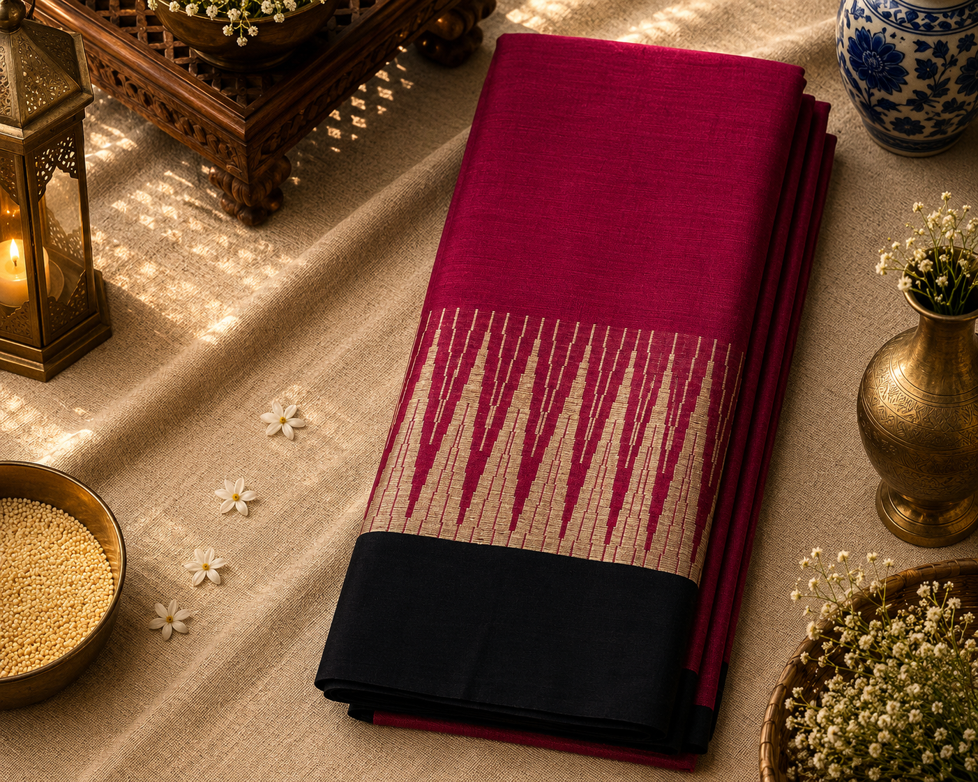 Paper Silk Saree (PSS-001)