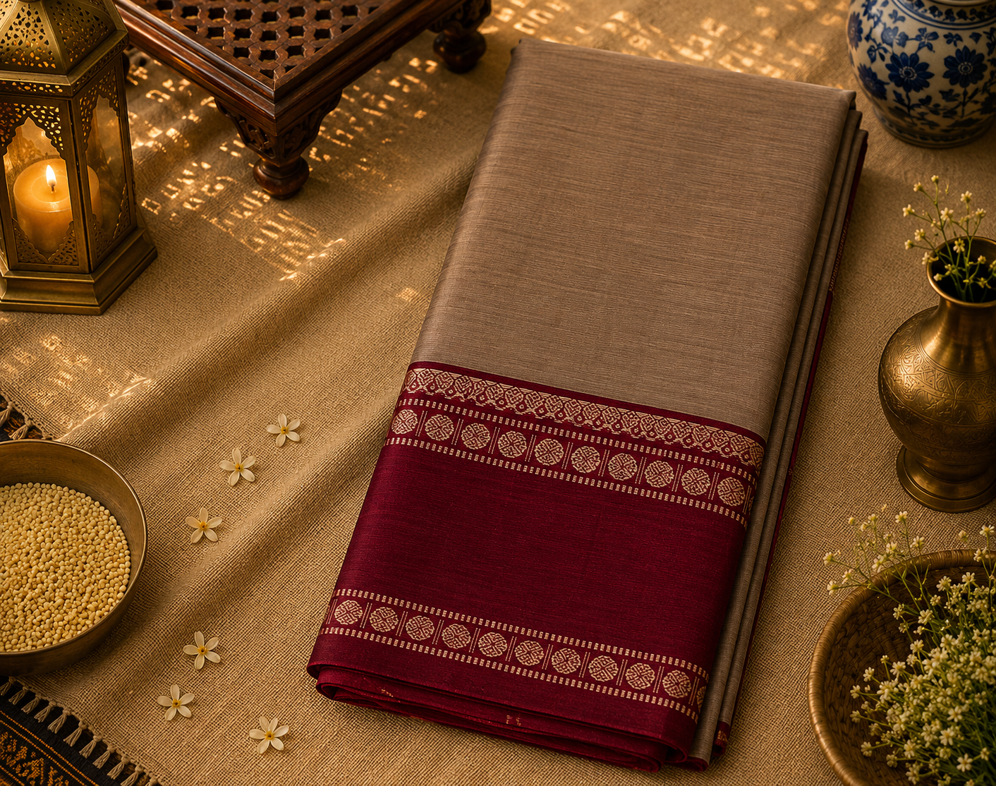 Paper Silk Saree (PSS-001)