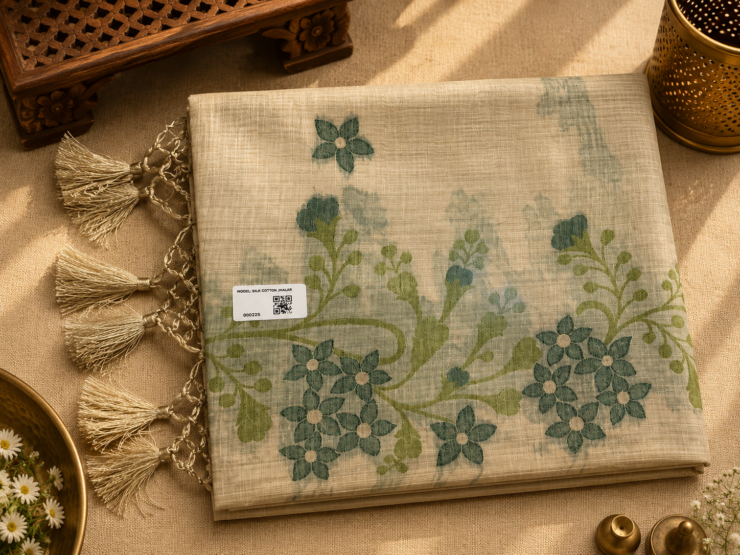Banaras Cotton Silk Saree (BCSS-001)