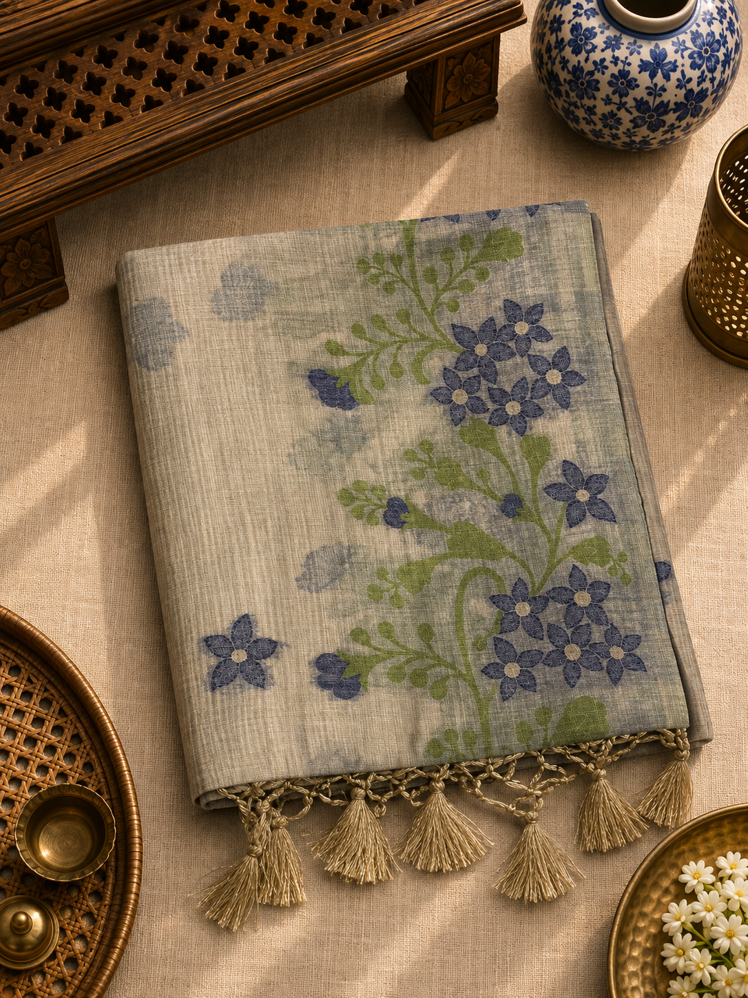 Banaras Cotton Silk Saree (BCSS-001)