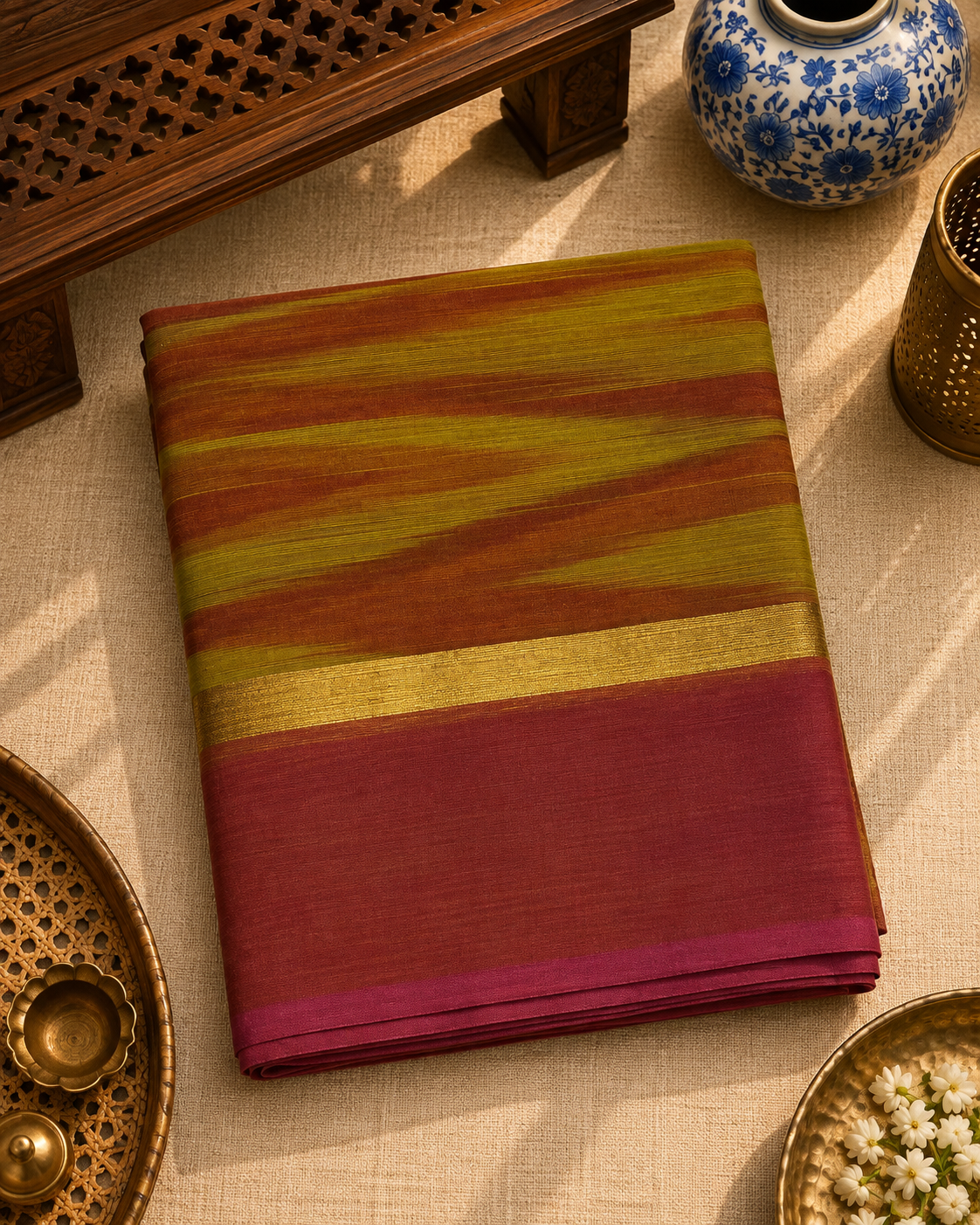 Ikkat Cotton Saree (ICS-001)