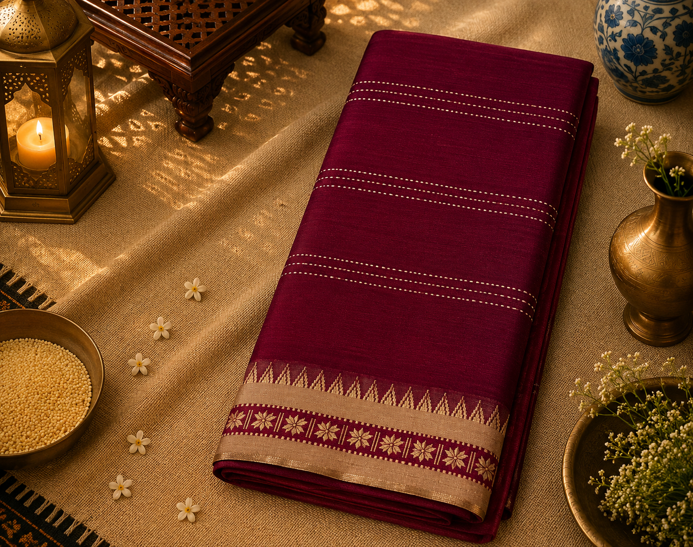 Paper Silk Saree (PSS-001)