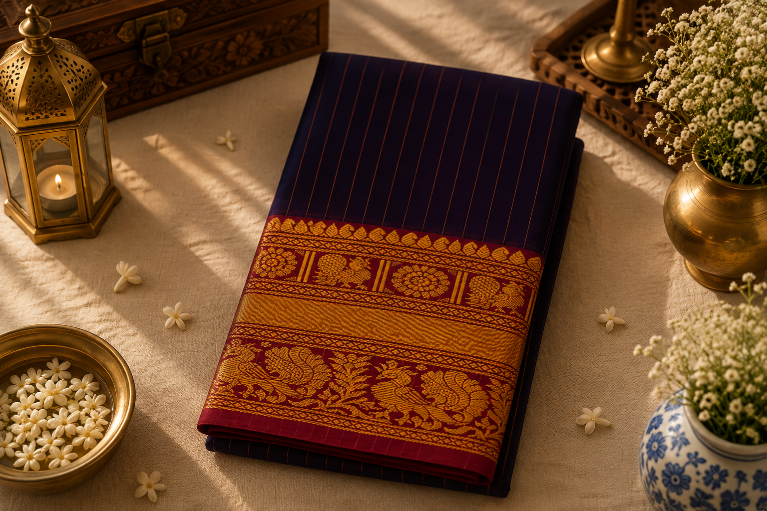 Kalyani Cotton Saree with Jacquard Border (KCS-001)