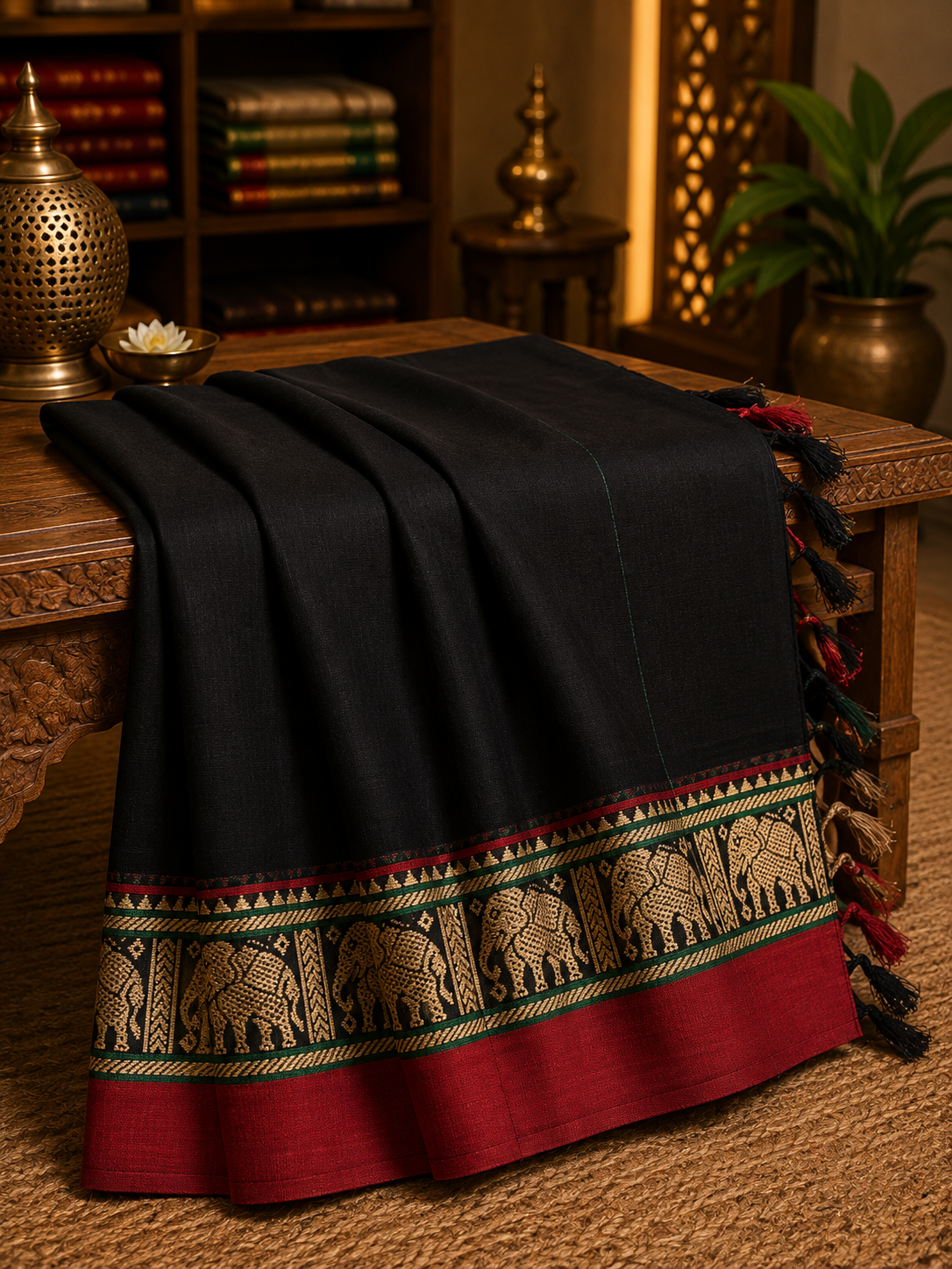Mercerized Narayanpeth Cotton Saree (MNC-001)