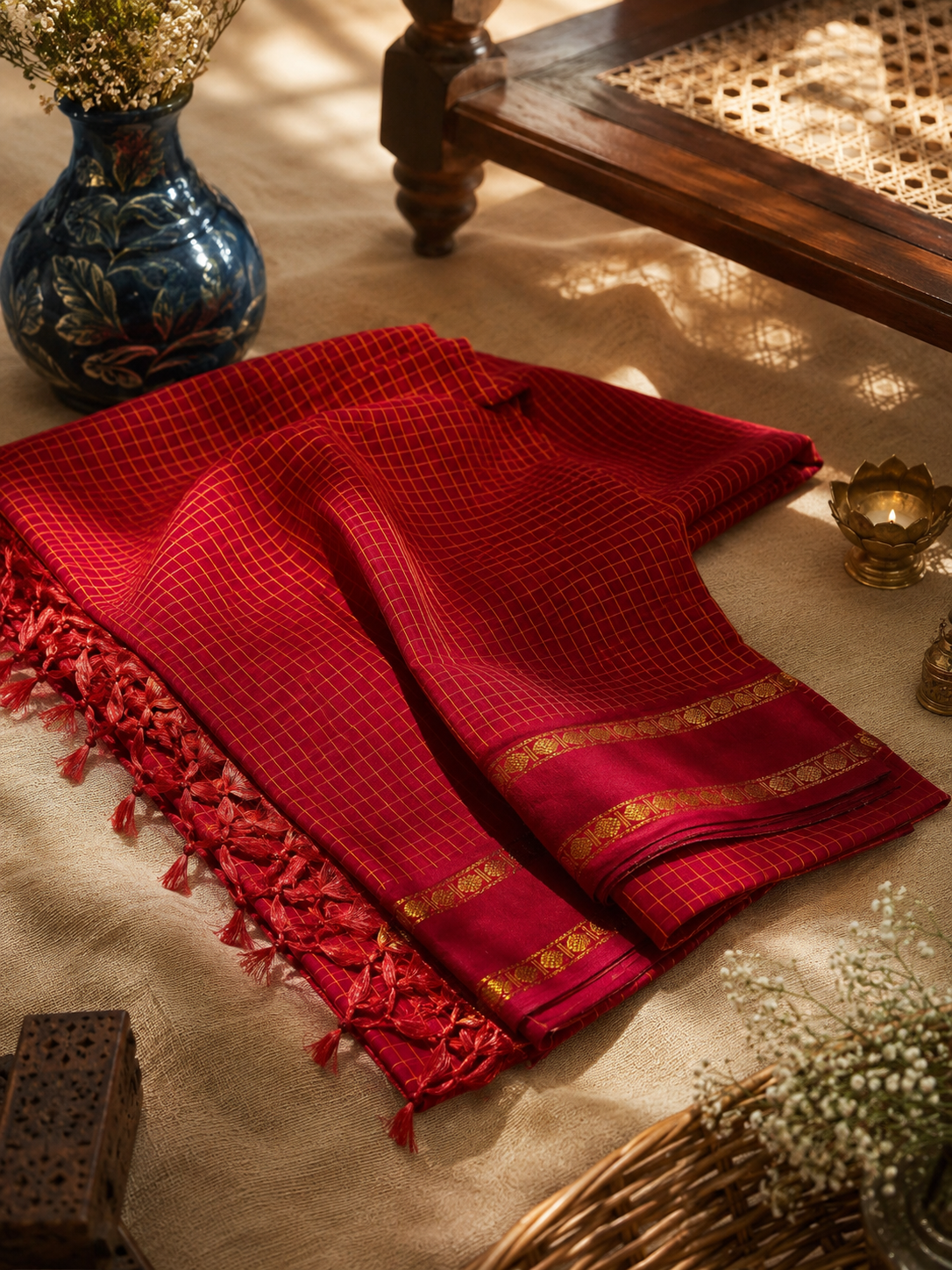 Kalyani Cotton Saree with Jacquard Border (KCS-001)