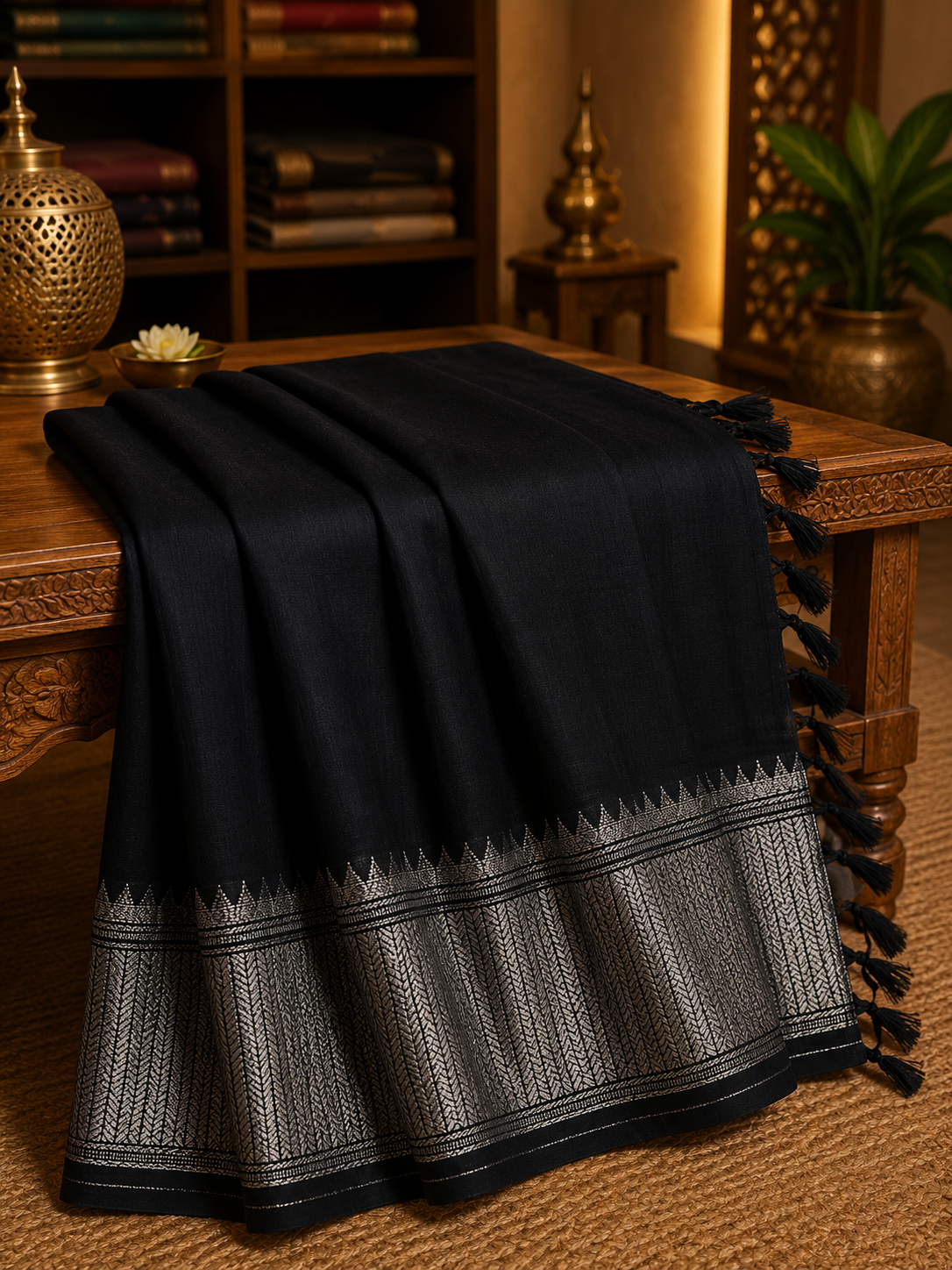 Mercerized Narayanpeth Cotton Saree (MNC-001)
