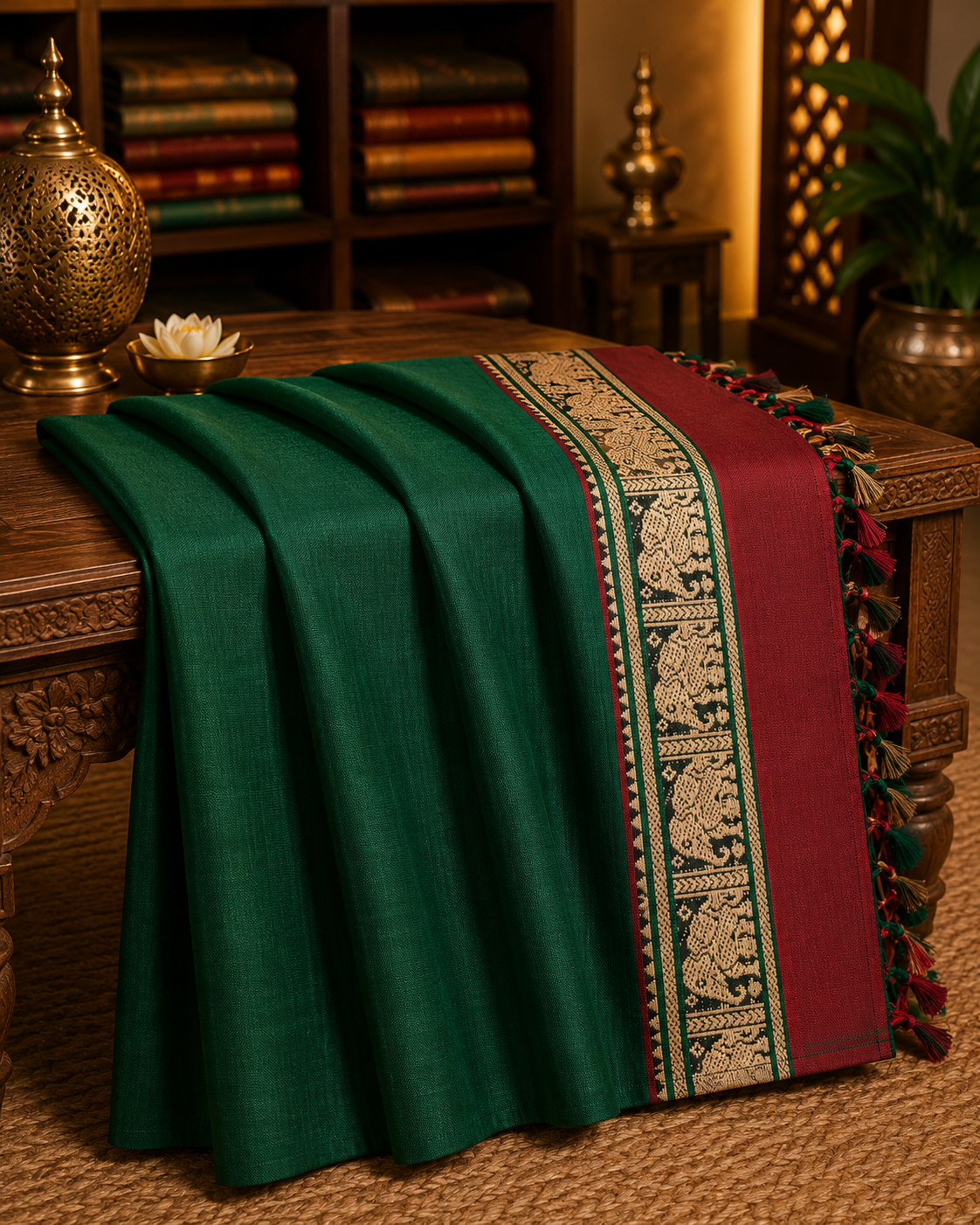Mercerized Narayanpeth Cotton Saree (MNC-001)