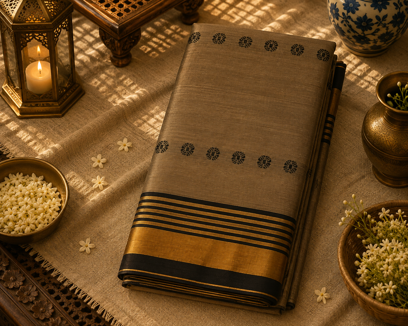 Paper Silk Saree (PSS-001)
