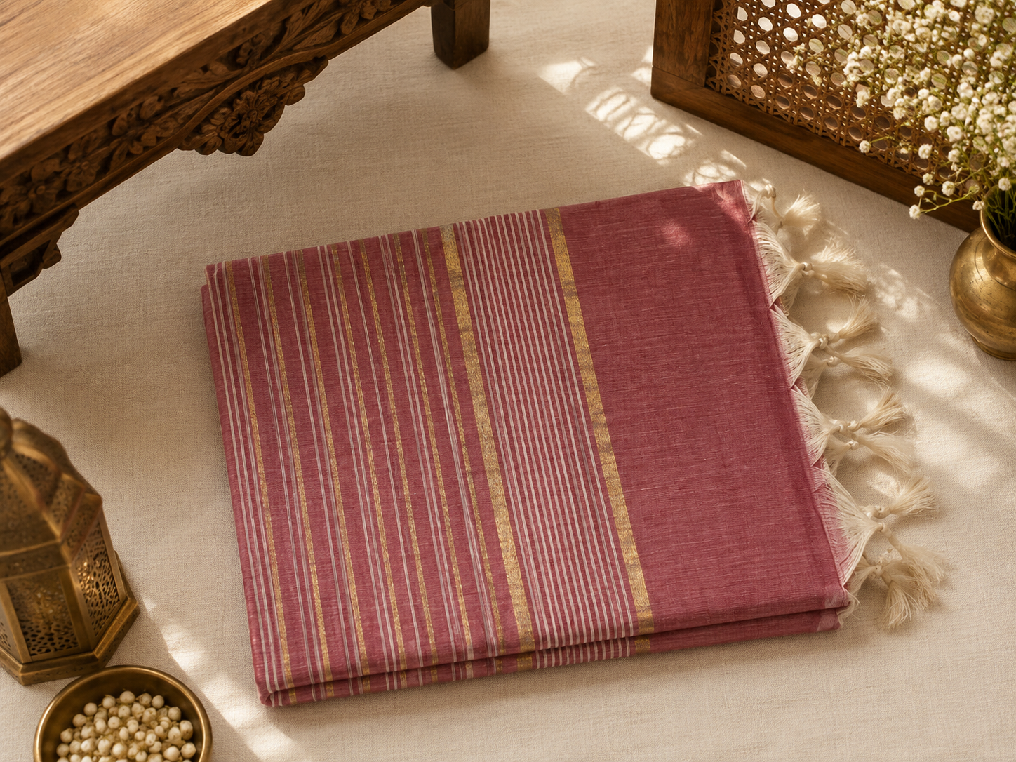 Jute Cotton Saree (JCS-001)